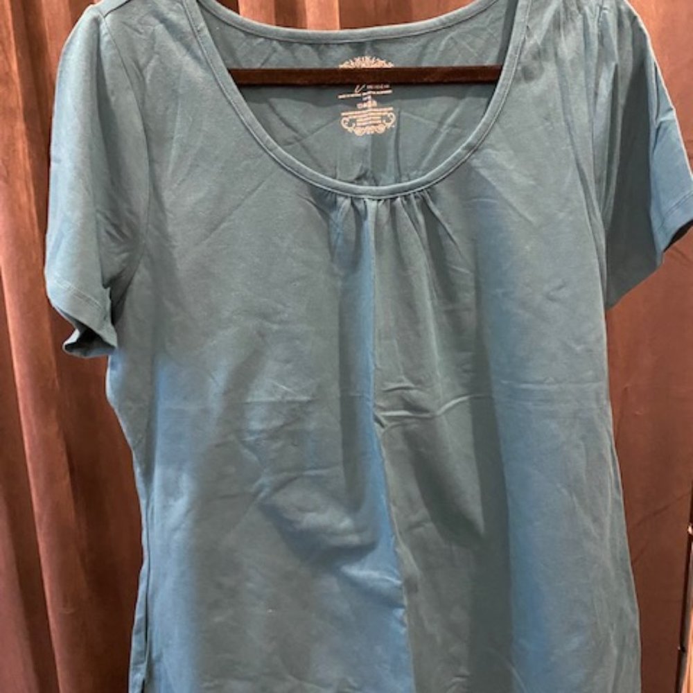 Venezia Teal Womens T-Shirt/ Top 14/16